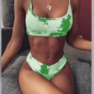 Shein tie dye bikini